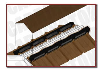 Metal Sales 2.5 Corrugated Closure Strip 4-Pack Foam Vented Roof